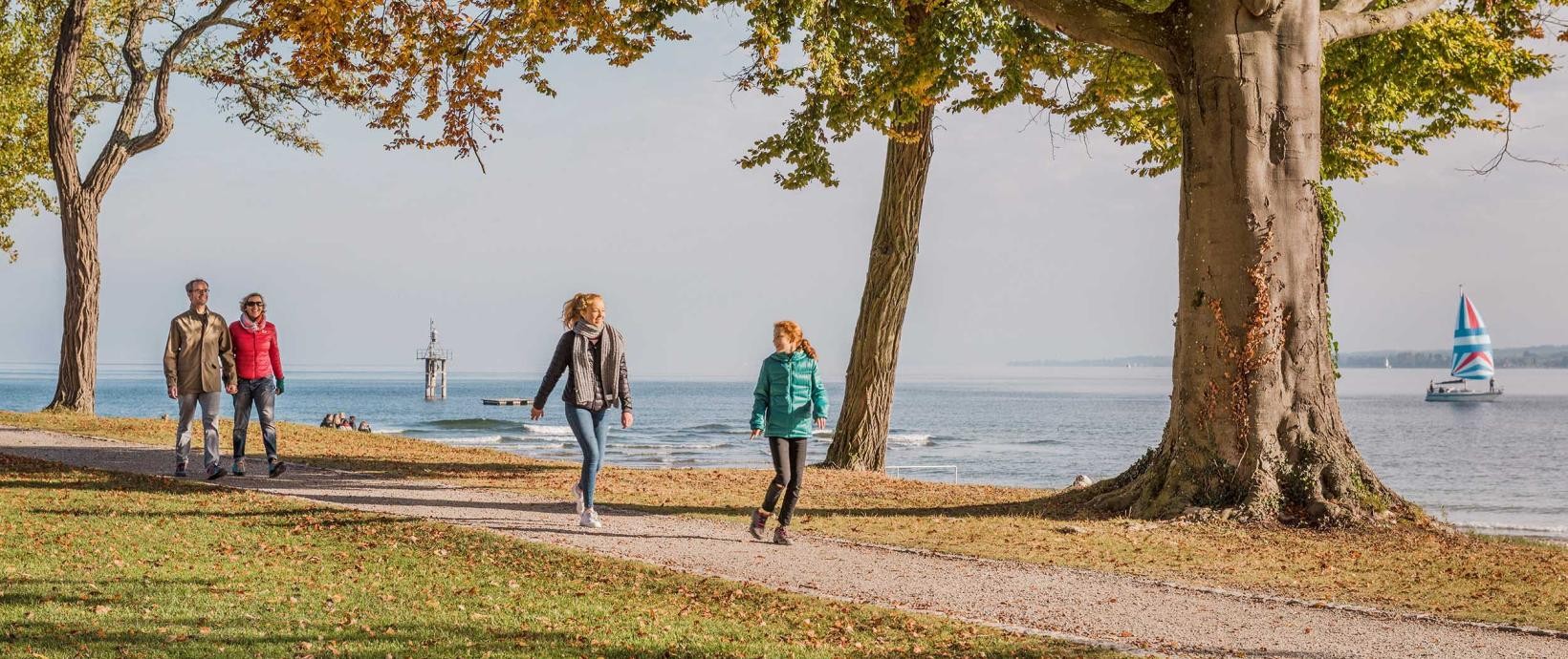 Spaziergänger am Hörnle