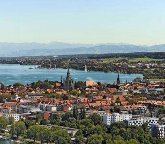 Bild: Hajo Dietz Luftaufnahme der Konstanzer Altstadt