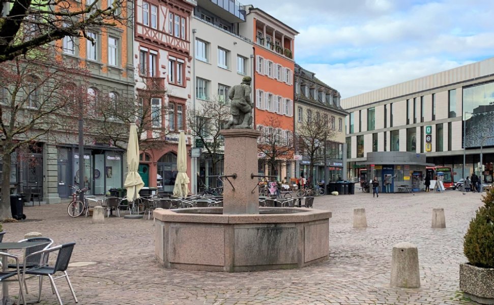 Metzgerle Brunnen auf dem Bodanplatz