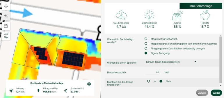Ausschnitt aus dem Energieatlas Baden-Württemberg