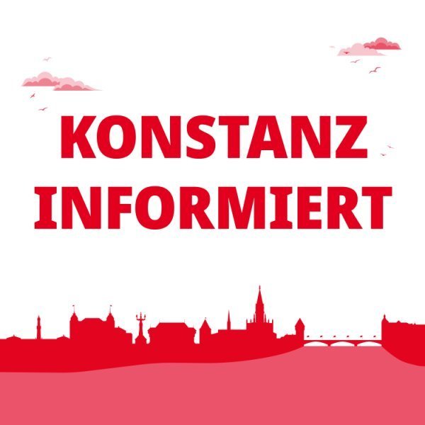 Symbolbild Konstanz informiert mit Skyline