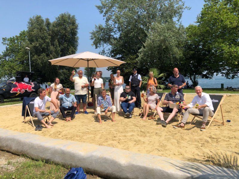 Strandbar auf Klein Venedig