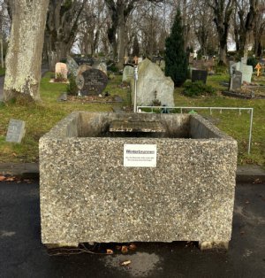 Trinkwasserbrunnen auf dem Hauptfriedhof