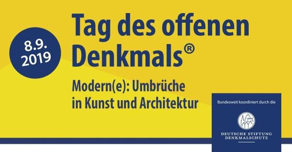 Ankündigung Tag des offenen Denkmals