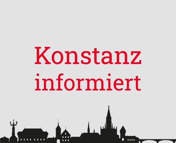 Grafik mit dem Text: "Konstanz informiert"