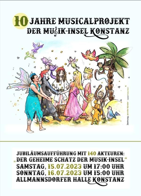 Plakat 10 Jahre Musicalprojekt