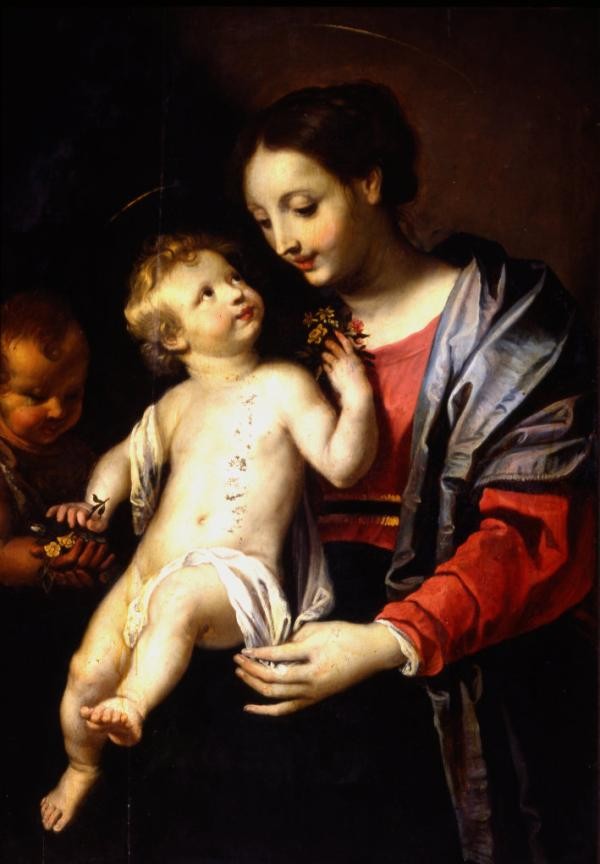 Florentinische Schule: Madonna mit dem Jesuskind und Johannes dem Täufer; ohne Jahr, 17. Jh. © Städtische Wessenberg-Galerie Konstanz. 
