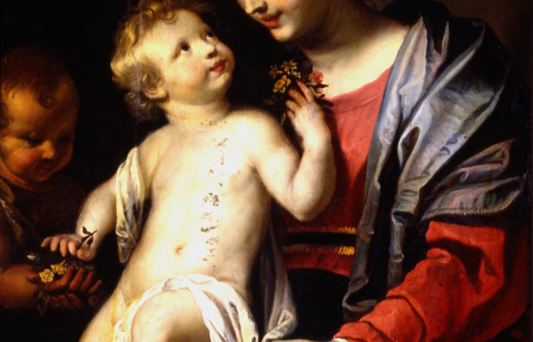 Florentinische Schule: Madonna mit dem Jesuskind und Johannes dem Täufer; ohne Jahr, 17. Jh. © Städtische Wessenberg-Galerie Konstanz. 
