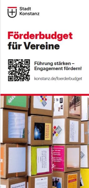 Cover Förderbudget Cover Förderbudget