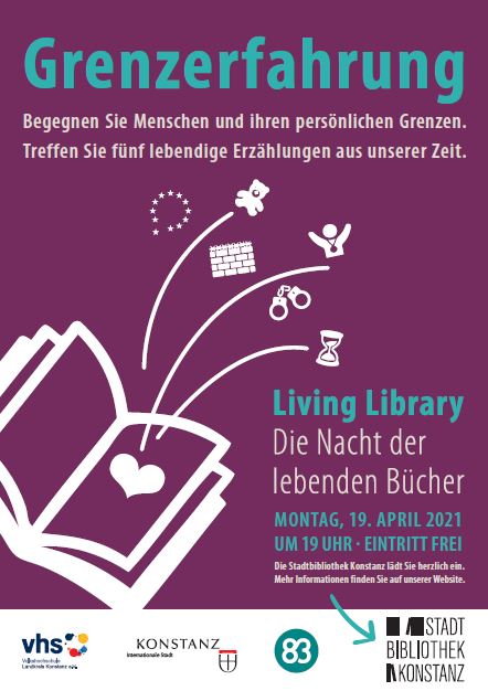 Plakat zur Living Library